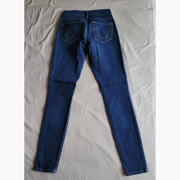 True Religion Dark Wash Pull-on Jeggings (XS) - Picture 6 of 15